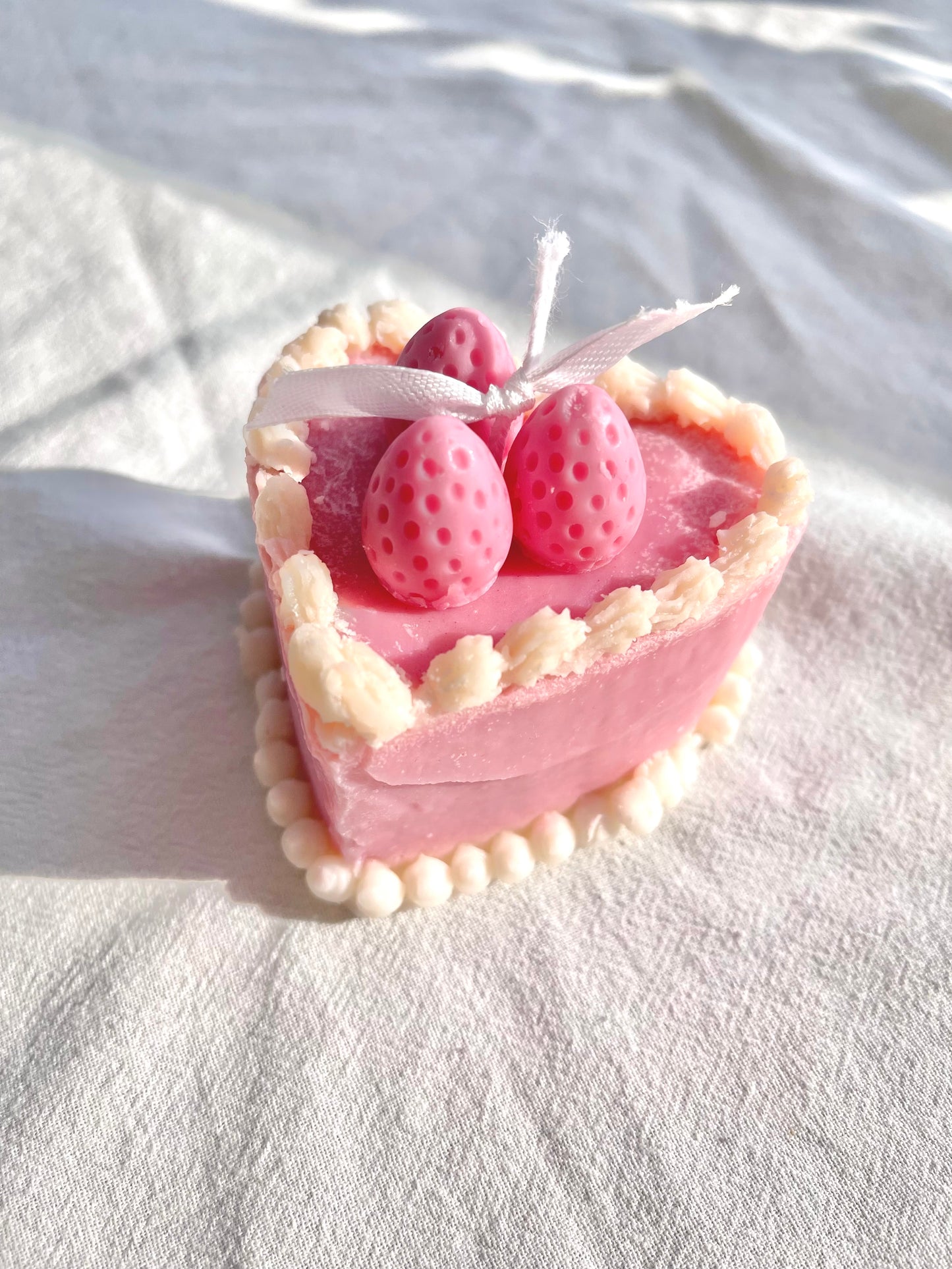 Heart Cake Candle