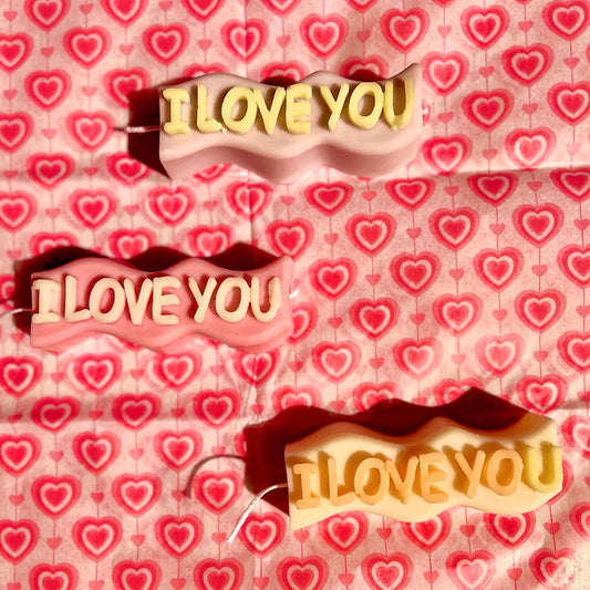 I LOVE YOU Candle