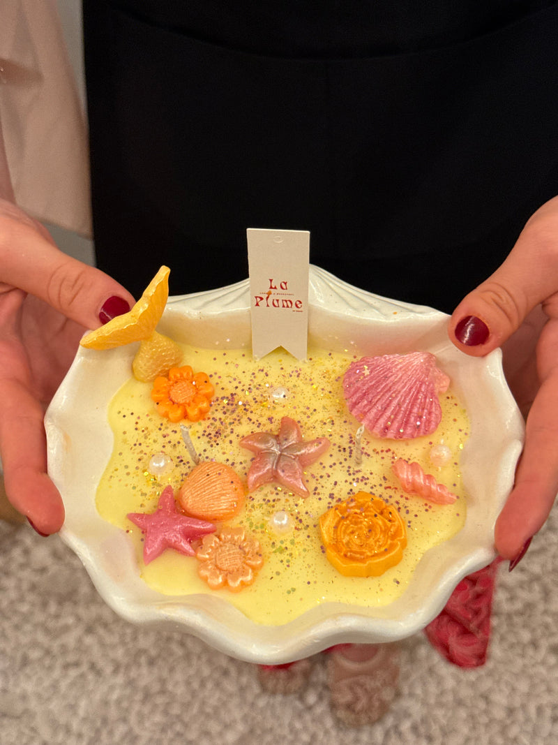 seashell candle birthday in dubai