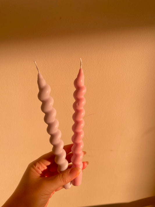 Spiral Pillar Candle