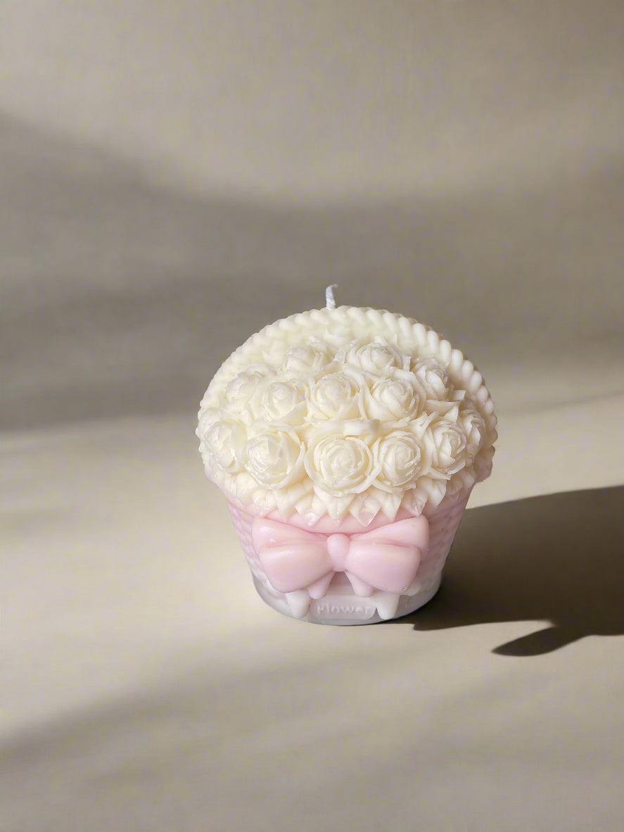 Flower Basket Candle