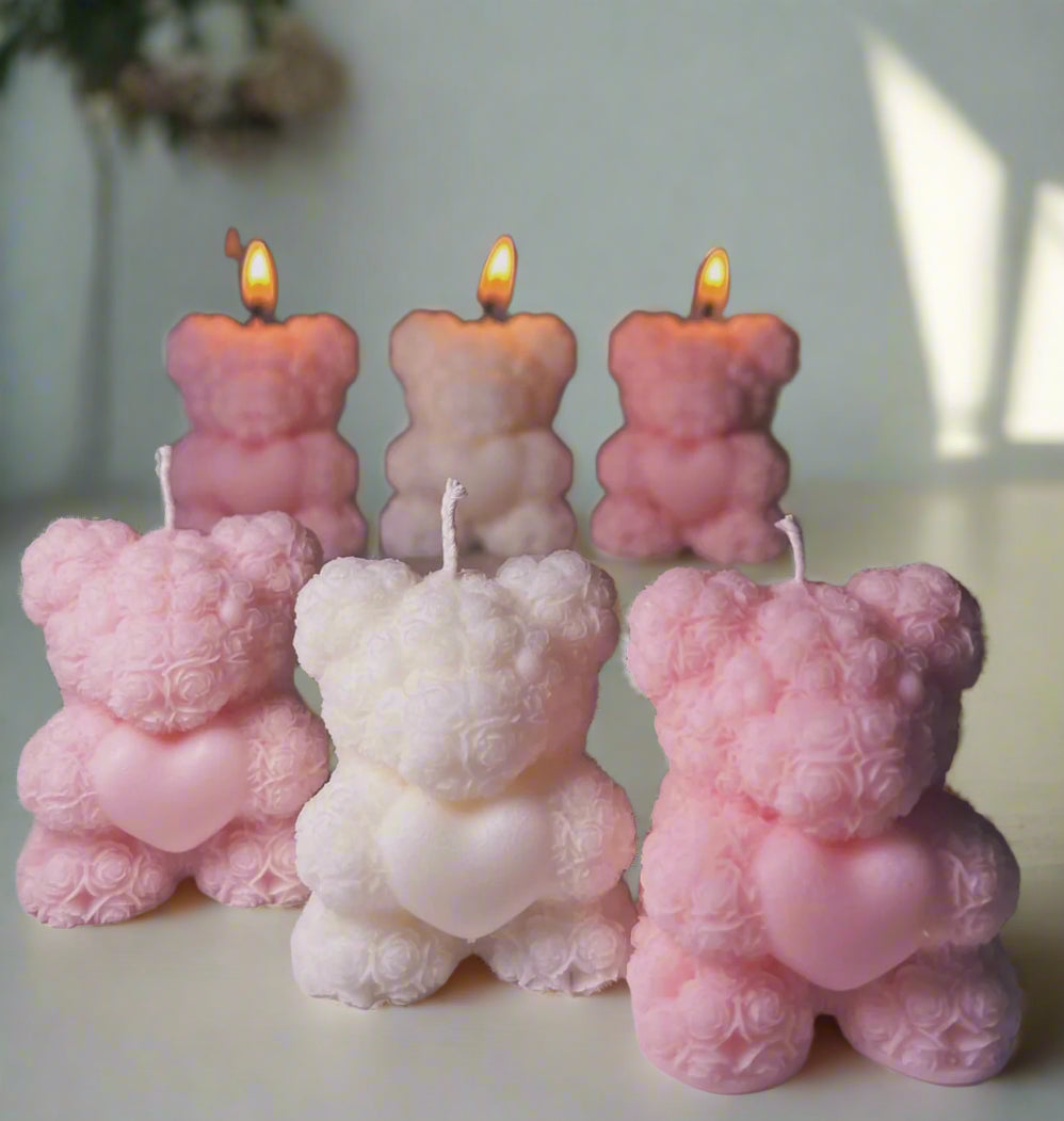 Teddy Bear Candle (Small)