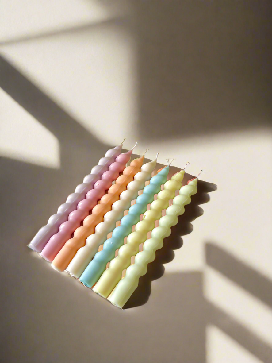 Spiral Pillar Candle