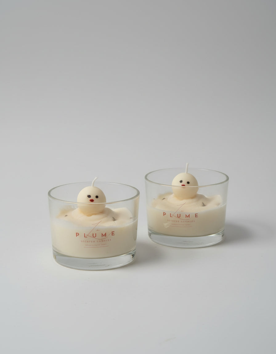 Melting Snowman Candle