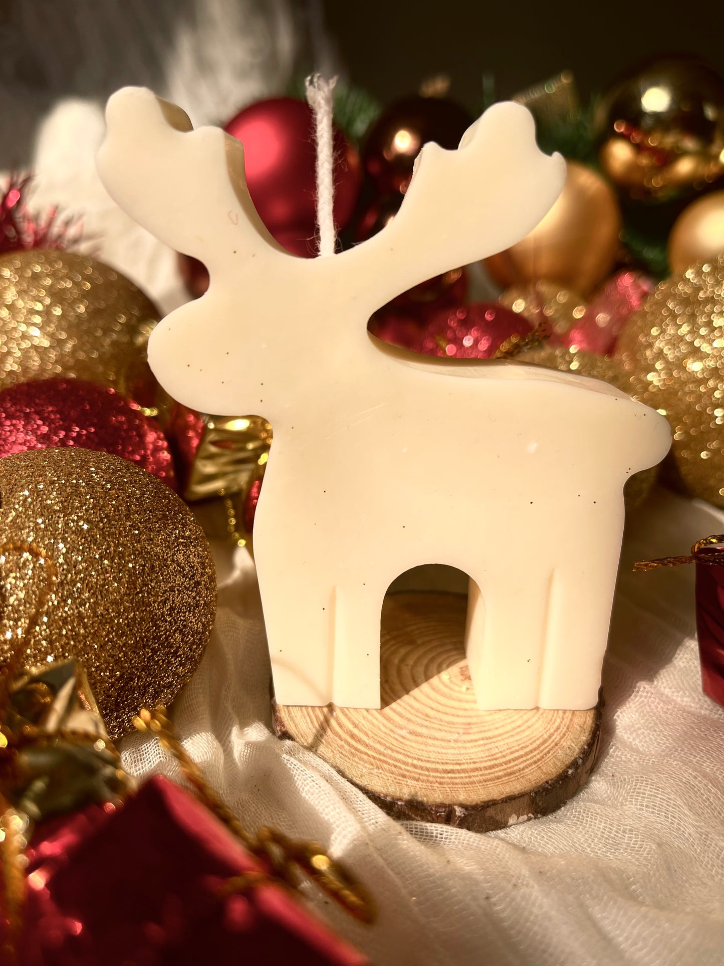 Reindeer Candle