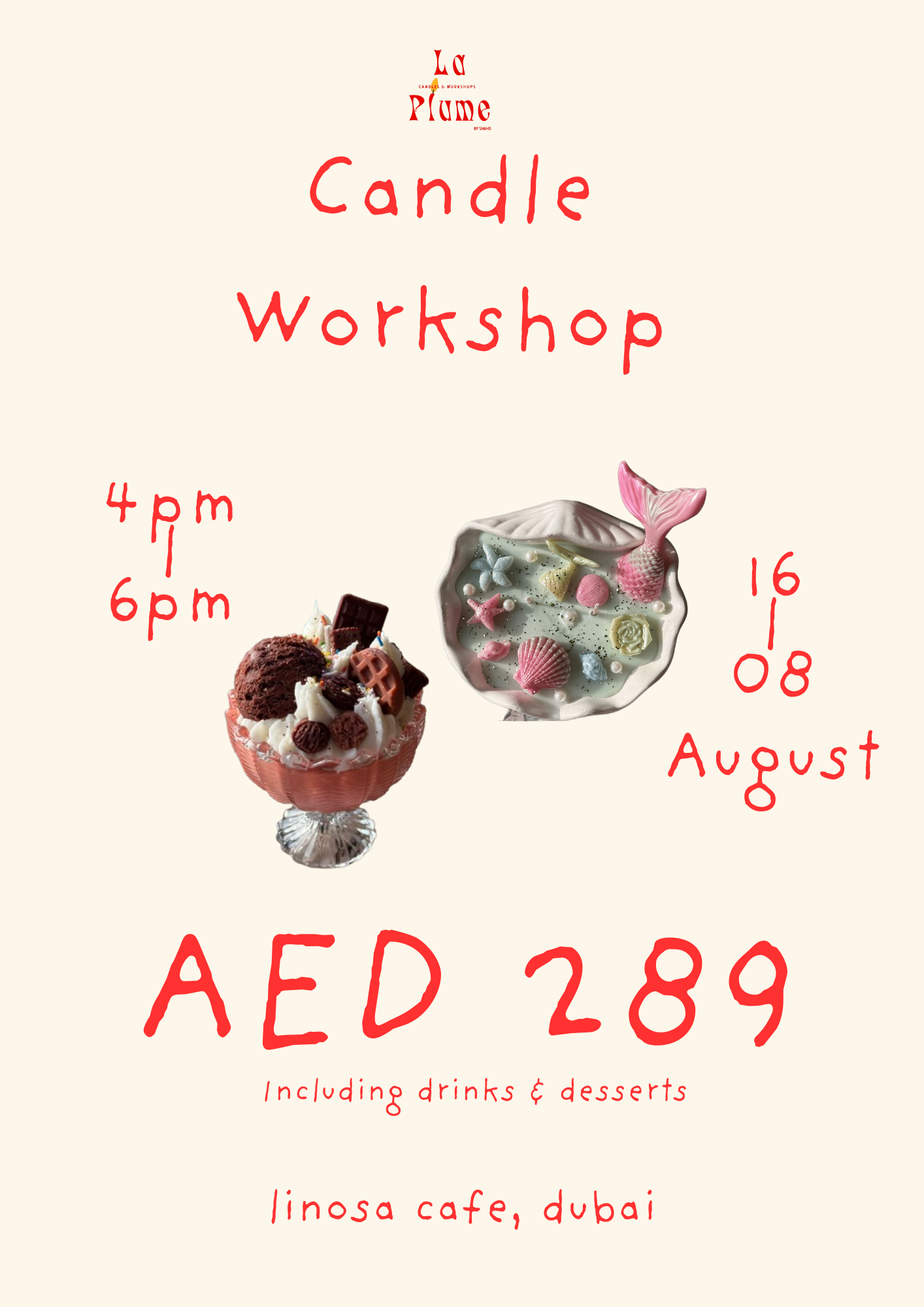 candle making workshop in dubai in august