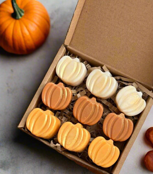 pumpkin wax melt box